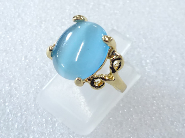 色石　指輪(10号)